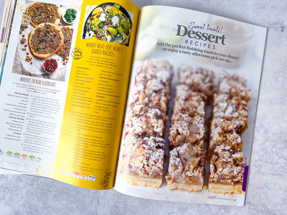 Vegan Food and Living Magazine recepti